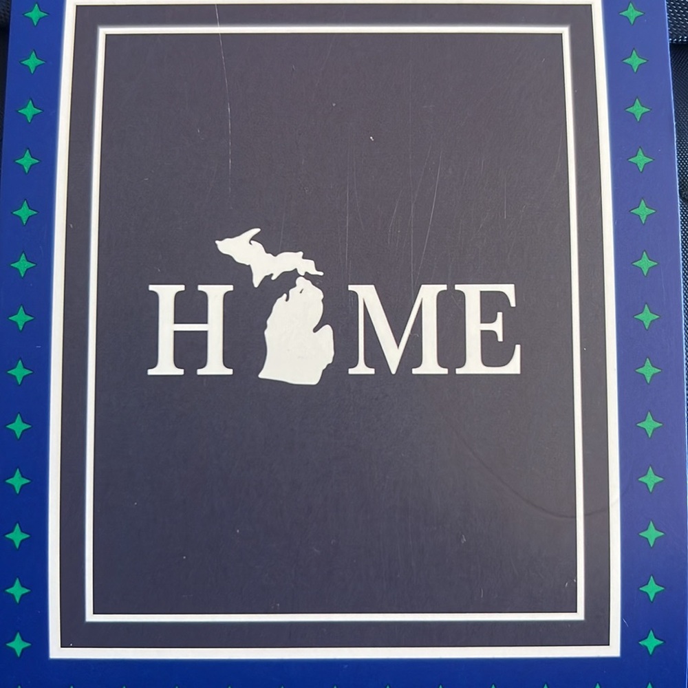 NWT Michigan Mi Home Outdoor Blanket, Water Resistant (60in x 72in)